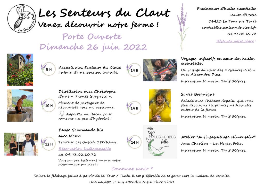 Portes ouvertes : programme du 26 juin 2022