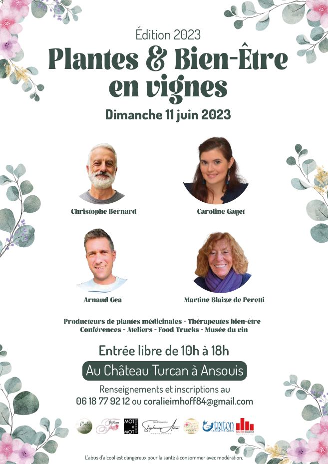 Plantes &amp; Bien-Être en vignes à Ansouis, 11 juin 2023