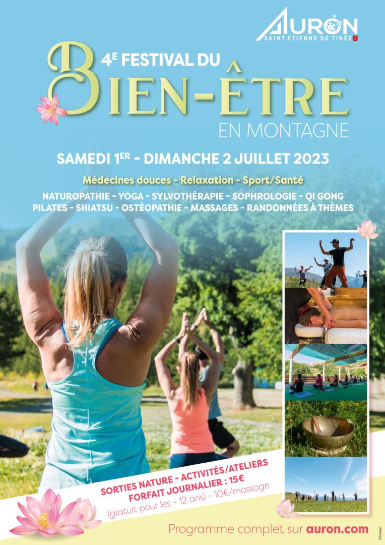 Festival du Bien-Être en Montagne à Auron, 1er juillet 2023