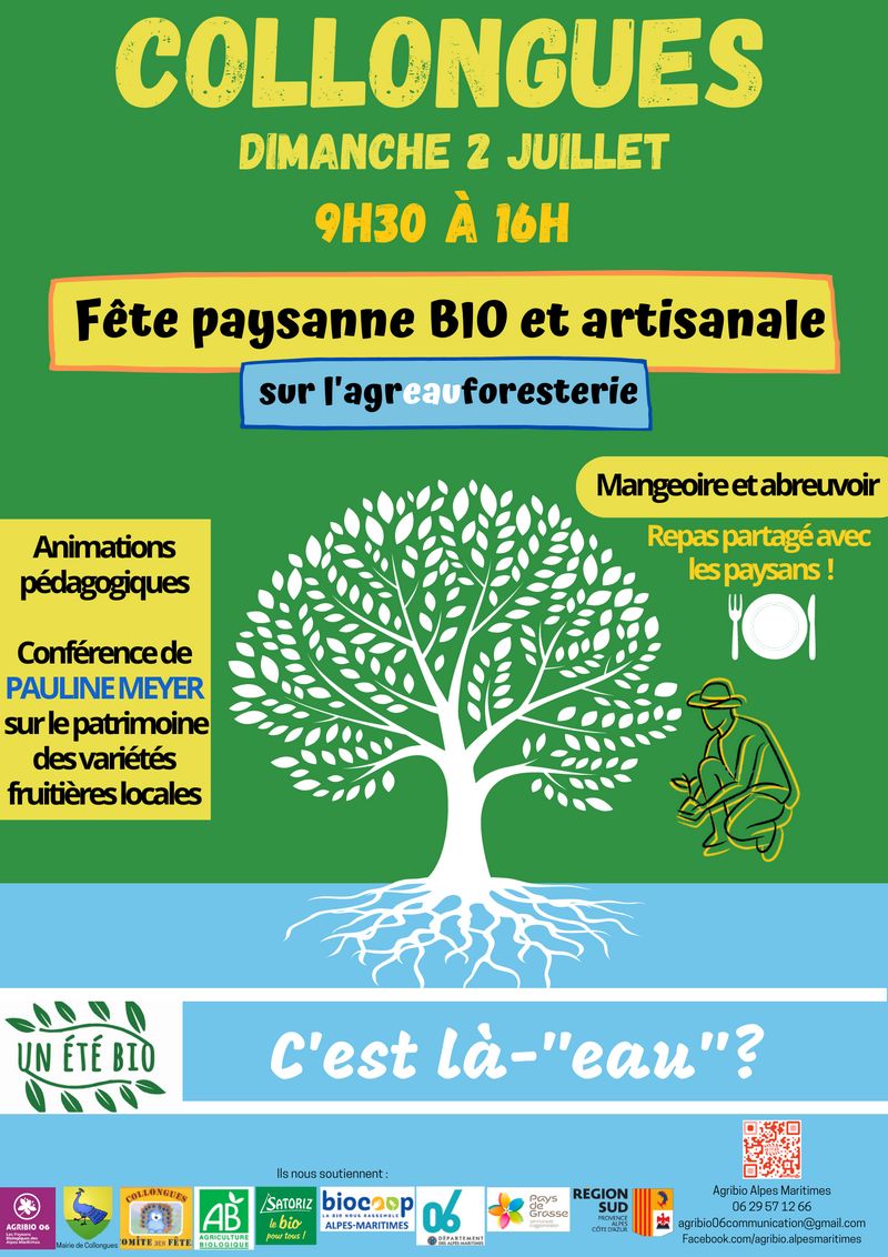 Marché "Un été Bio" à Collongues le 2 juillet 2023