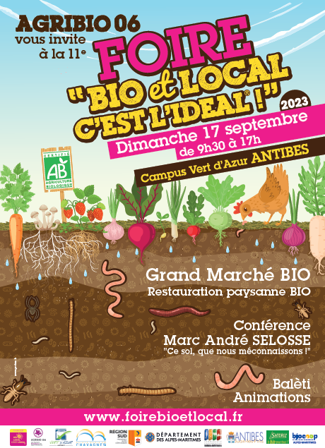 11ème Foire bio et locale d'Antibes, 17 septembre 2023