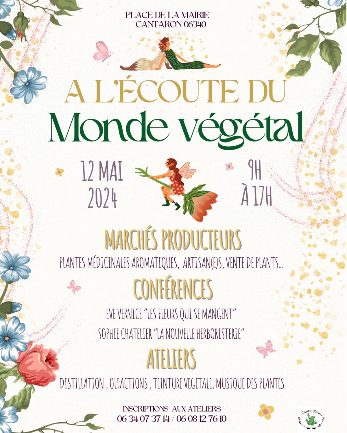 A l'écoute du Monde végétal à Cantaron, 12 mai 2024